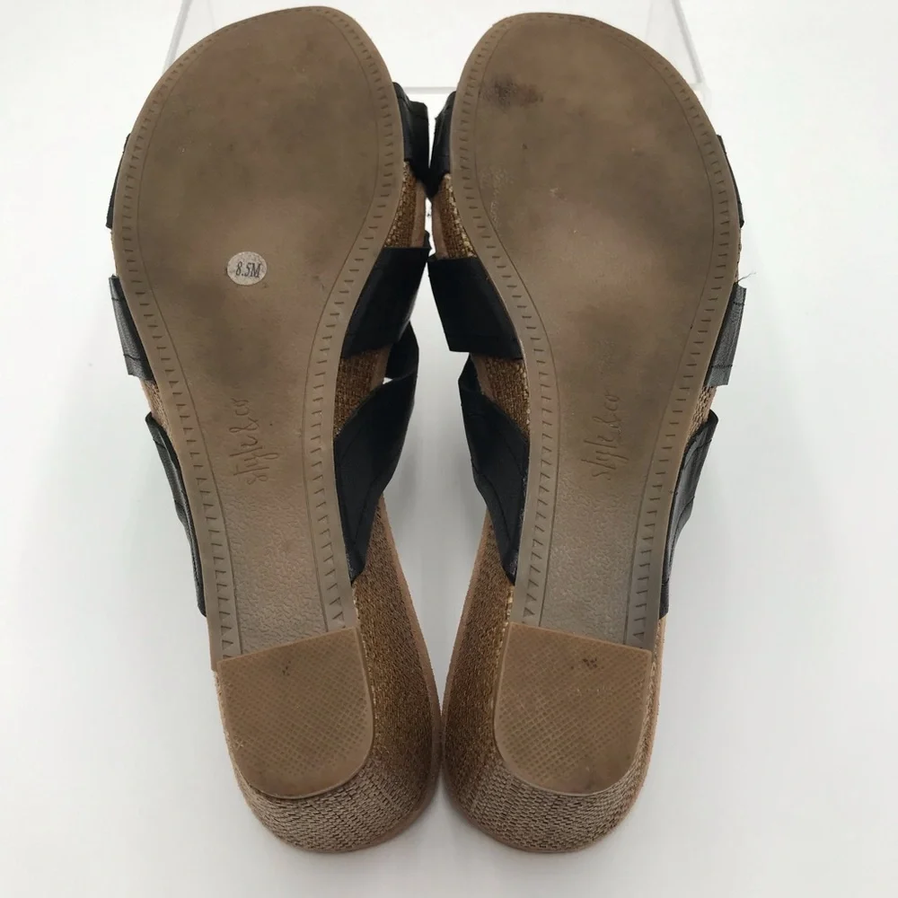 Women’s Style & Co Wedge Slide Sandals - Comfort Casual